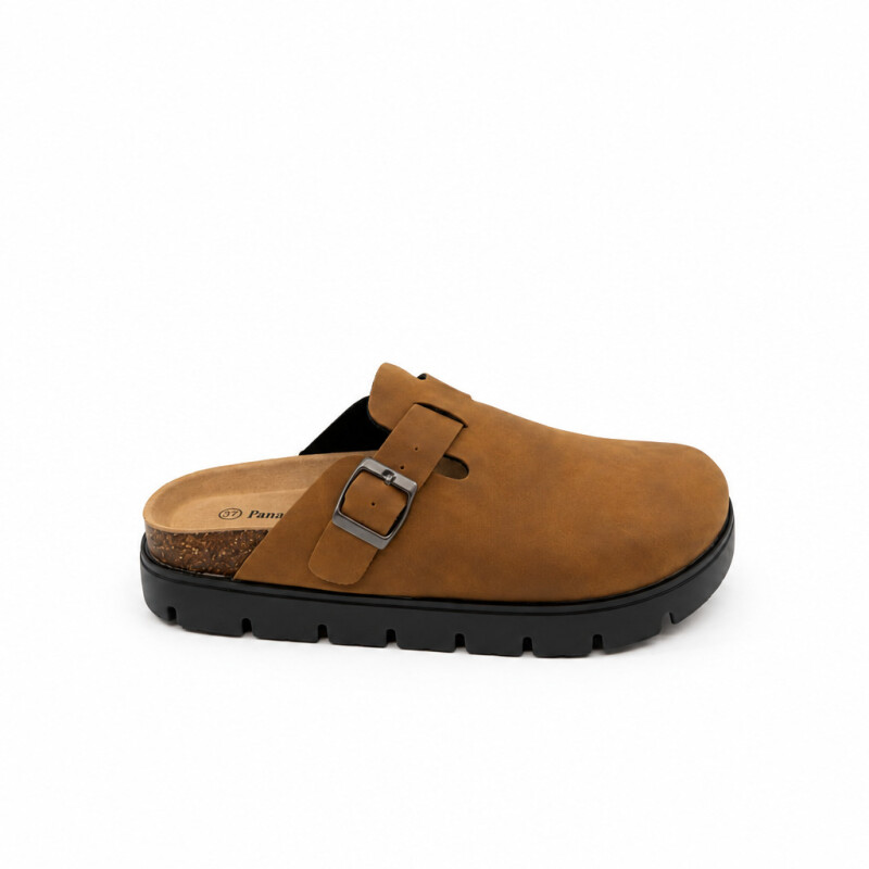 Zueco Dama Panama Jack COGNAC