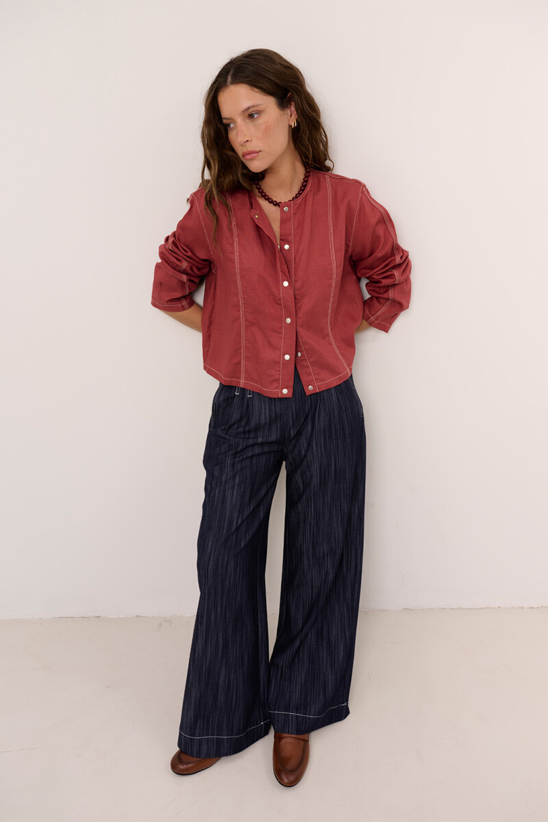 CHAQUETA LINO ROJO