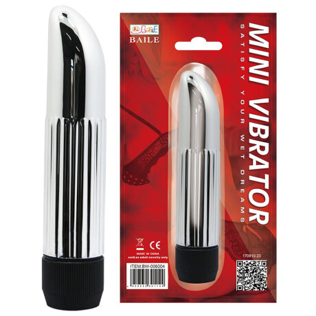 Mini Vibrador Plateado Estimulador Mini Vibrador Plateado Estimulador