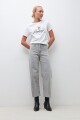 Jean culotte Paulina gris claro