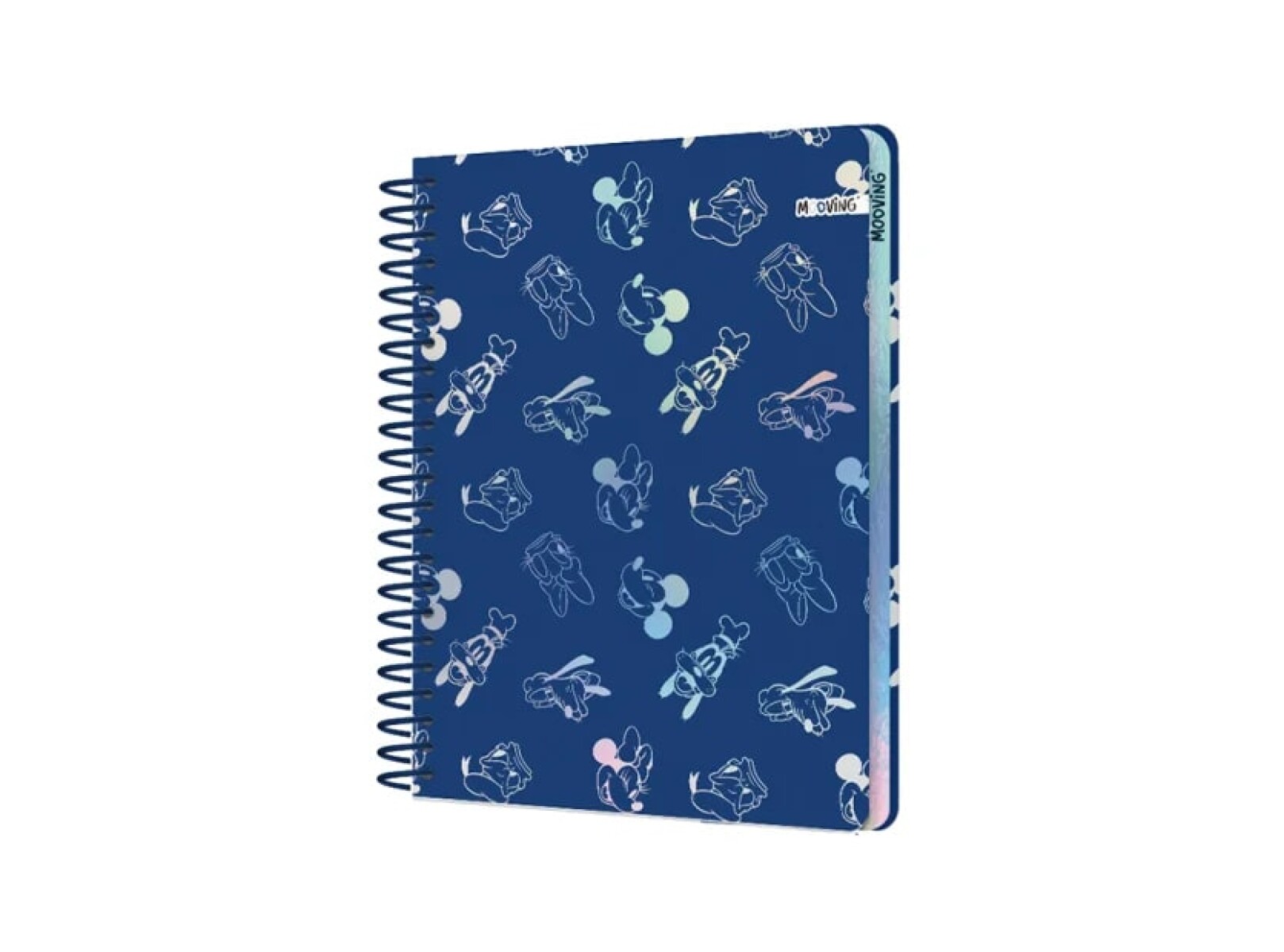 Cuaderno Mooving Premium 1/2 Oficio Mickey y sus Amigos - Diseño Holográfico 