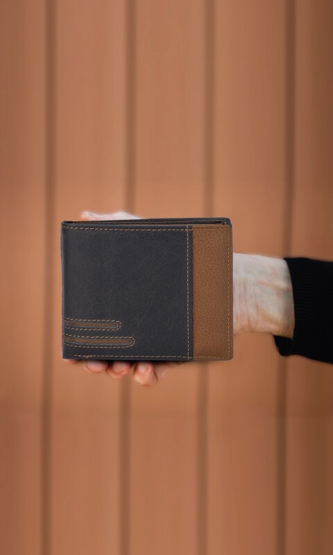 BILLETERA HOMBRE DALI AZUL/SUELA