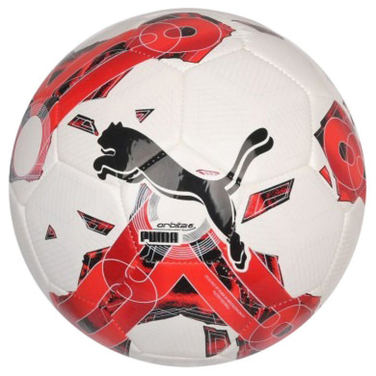 Pelota Puma Orbita 6 - Blanco - Rojo - Negro 