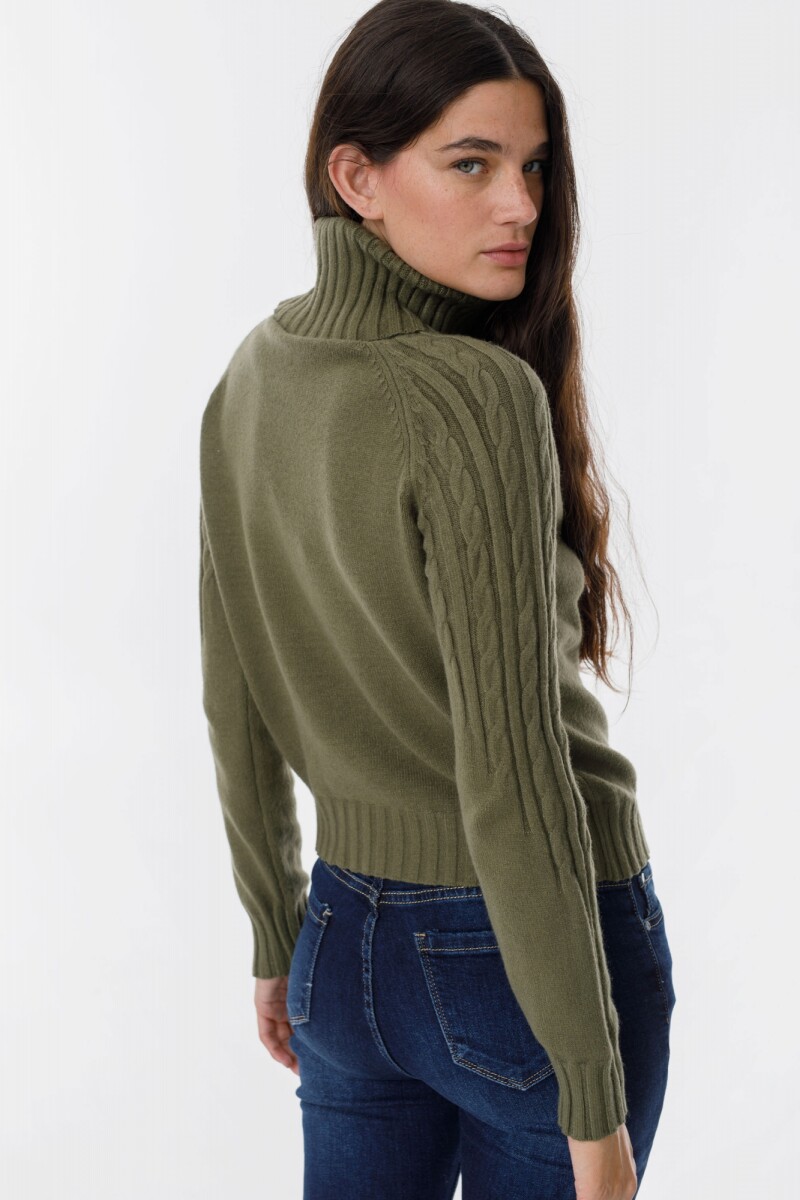 Sweater Espiga Verde Militar