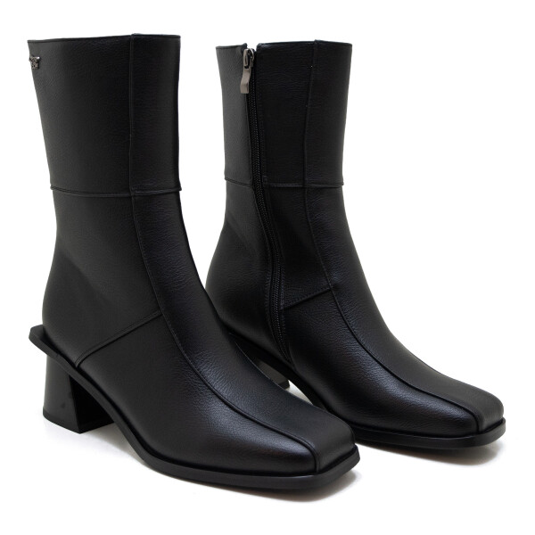 Botas Country taco cuadrado de Mujer - HX3201-C1307 Negro