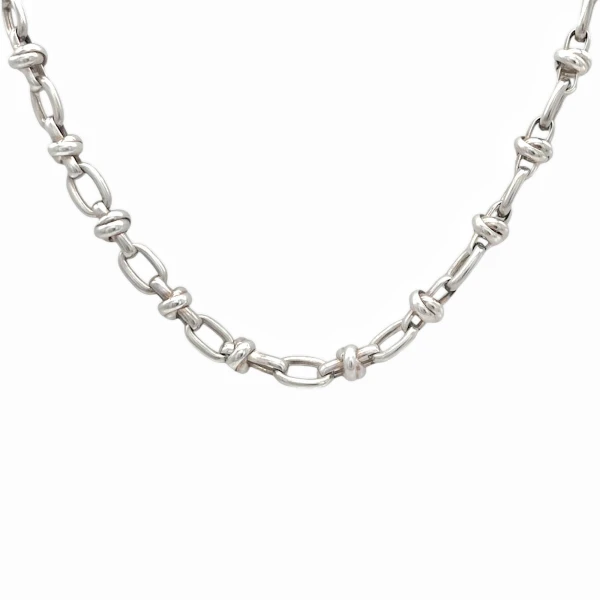Cadena nudos-Plata 925-Sin Piedra-CD335 sinpiedra