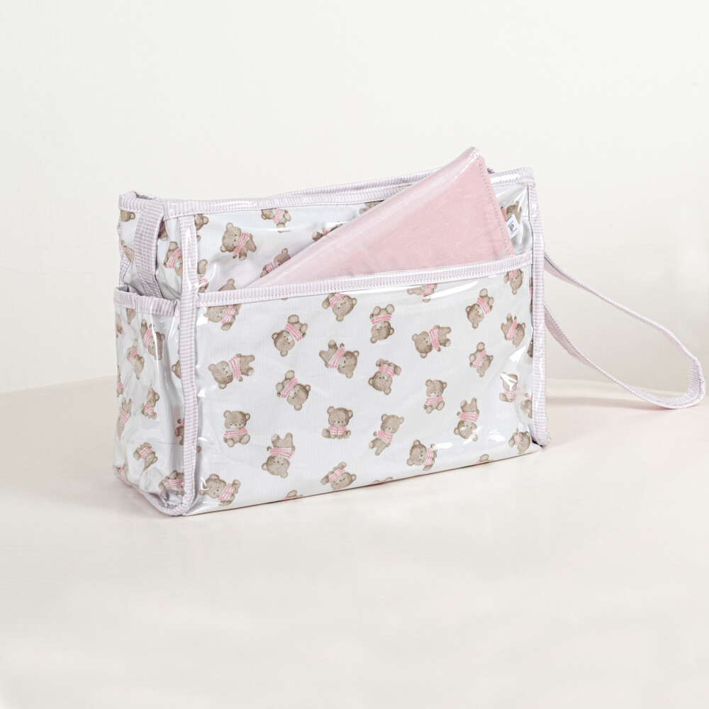Bolso Bebé Ositos Rosa