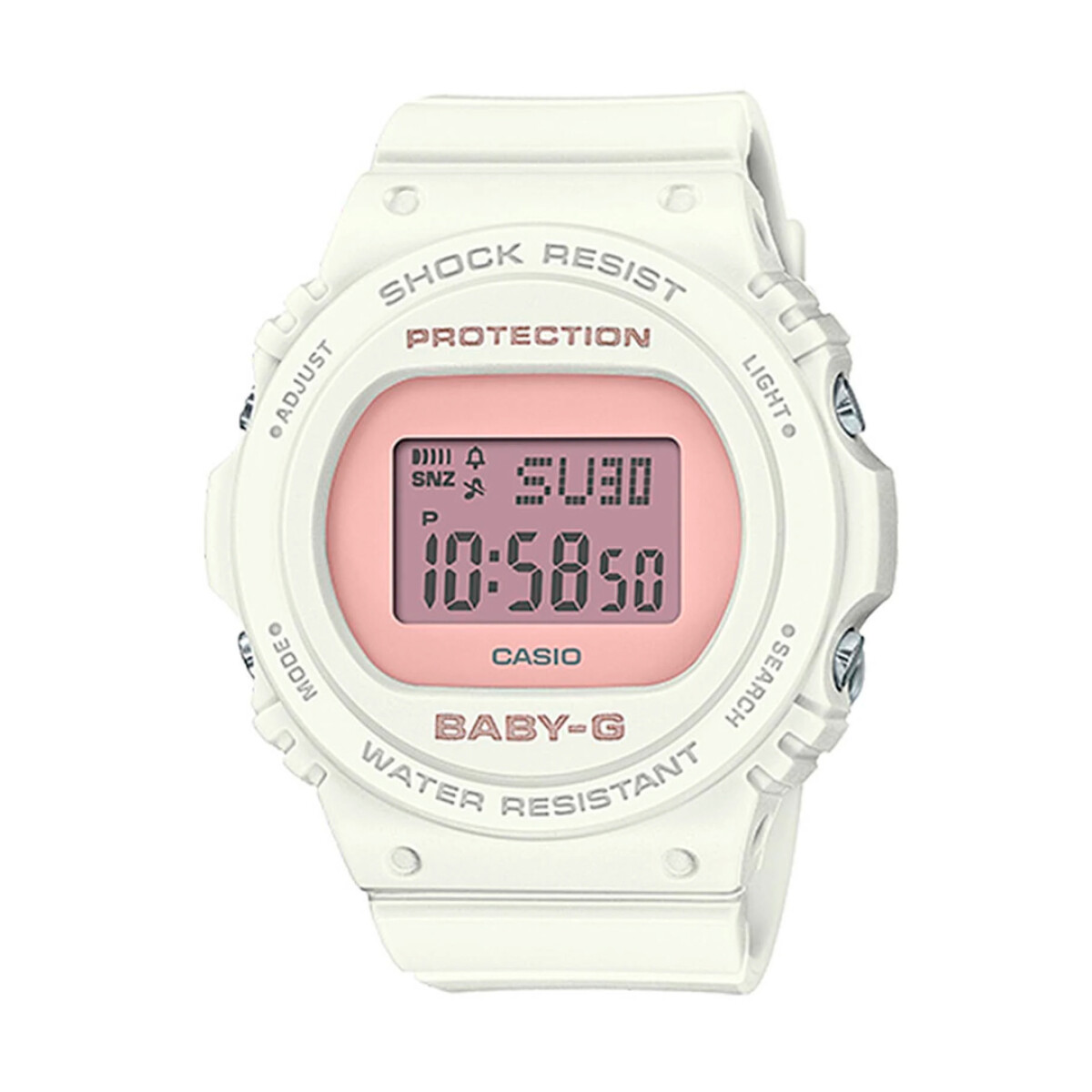 Reloj Casio Baby-G Resina Blanco 