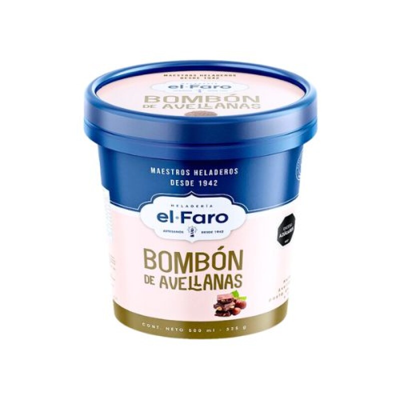 Helado El Faro - 500 ml Bombón Avellanas
