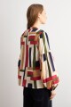 Camisa estampa Geométrica multicolor