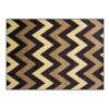 Alfombra rectangular Renaissance Smarth 1.50x2.00mts Marrón Zigzag