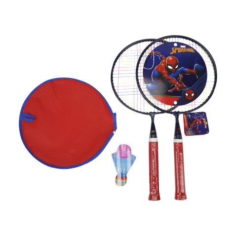 Pack x 2 Raquetas de Bádminton Spiderman 44 cm U