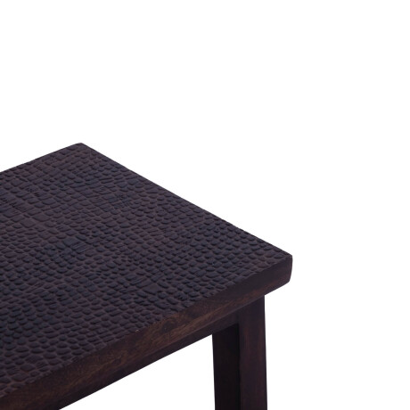 TABURETE ACANALADO MADERA MARRON 2412-013