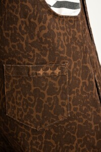 Enterito Animal Print Marron