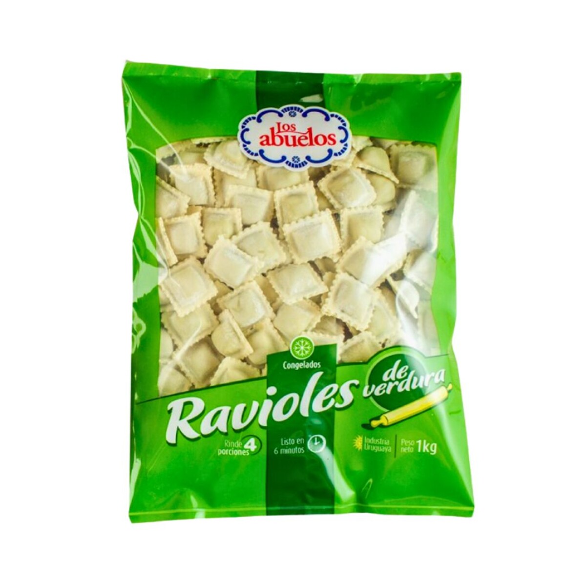 Ravioles de verdura Los Abuelos - 1 kg 