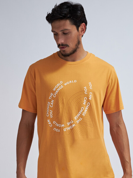 Remera Estampa You Can Change The World