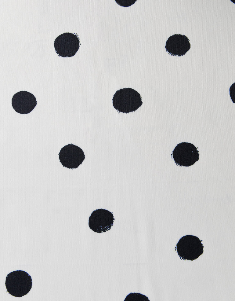 Pañuelos Raso Geométrico Pañuelo De Material Reciclado - Negro