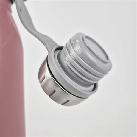 Botella térmica acero inoxidable 600ml diseño minimalista Rosa