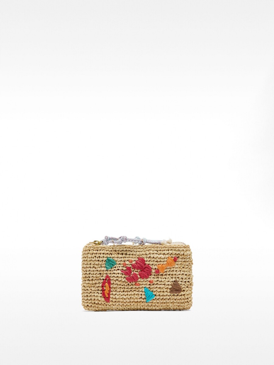 Bolso Multifuncional De Rafia M multicolor