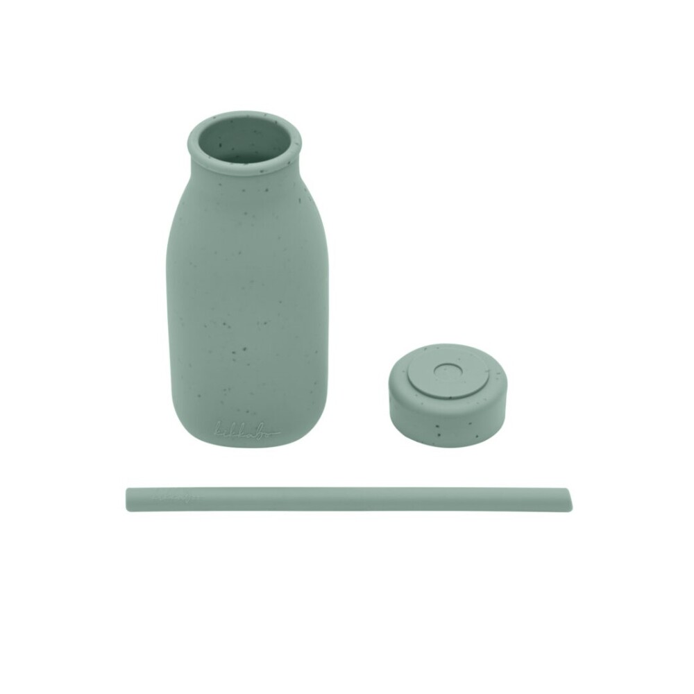 Botella con Sorbito Silicona Kikkaboo Verde