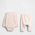 SUPER SOFT SNIT SET BARELY PINK