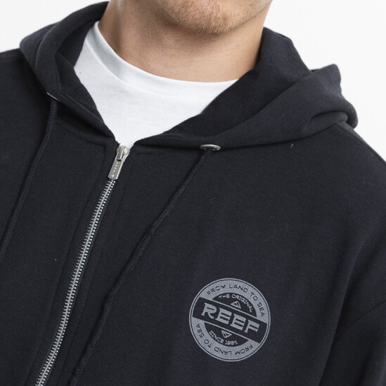 Campera Reef Zipper Negro