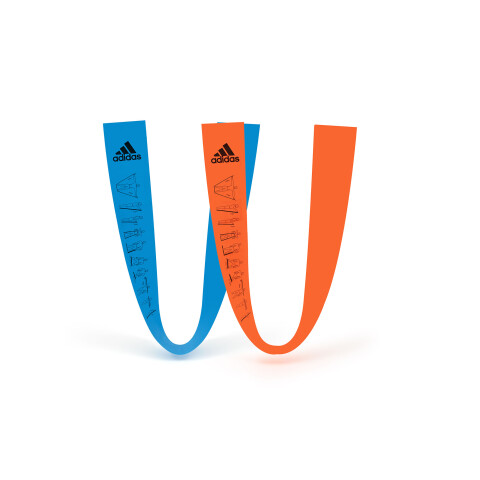 Set 2 Bandas Elásticas Resistencia 6mm Adidas Multicolor