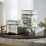 CAJA DECORATIVA 12.5x12.5x15.5CM PLATA CAJA DECORATIVA 12.5x12.5x15.5CM PLATA