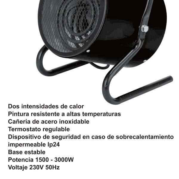 Caloventilador Microsonic Can3000 CALEFACTOR CAÑON MICROSONIC CAN3000