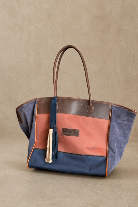 Colorful Weekender Chocolate / Azul