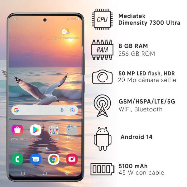 Cel Xiaomi Poco X7 5g 8/256gb Dual Sim NEGRO