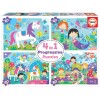Jue.Puzzle Mundo D/Fantasia 4/En 1 N/a