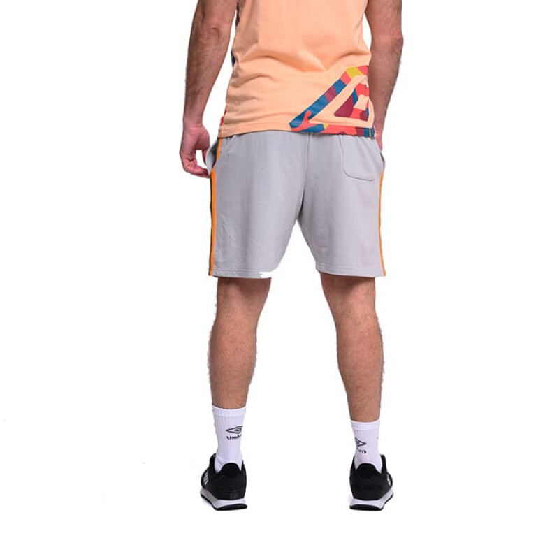 Short Umbro Tape de Hombre - 20106026 Gris-naranja