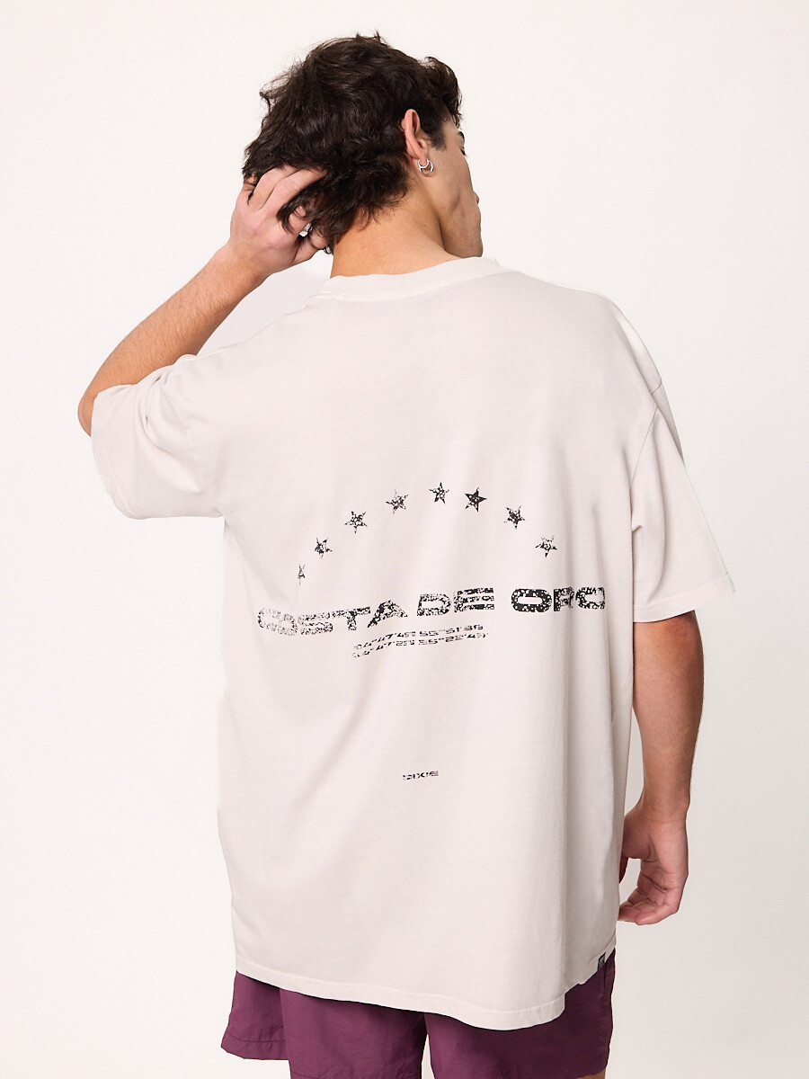 T-SHIRT M/C COSTA DE ORO DIXIE Gris Claro
