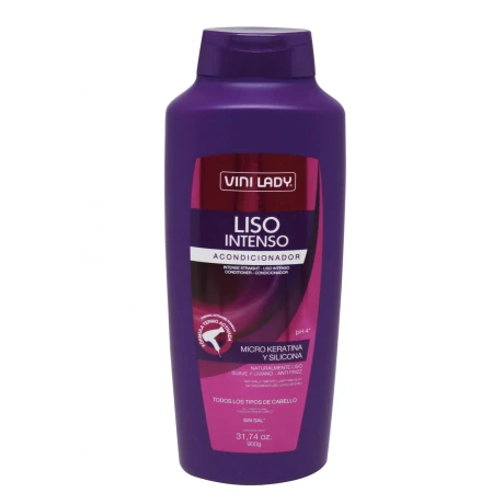 ACONDICIONADOR VINI LADY SIN SAL 900ML LISO INTENSO ACONDICIONADOR VINI LADY SIN SAL 900ML LISO INTENSO