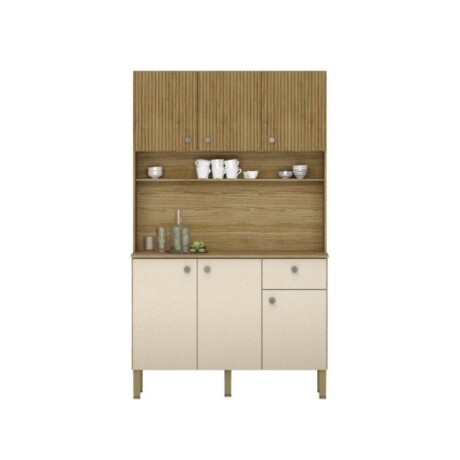 Kit Cocina Style 6 Puertas Freijo Vainilla Kit Cocina Style 6 Puertas Freijo Vainilla