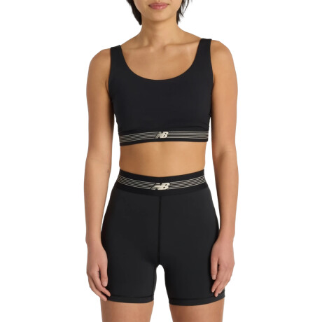 Top New Balance Train Bra - Black Black