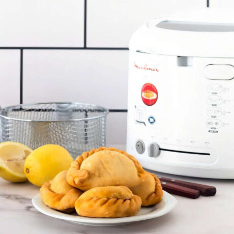Freidora Con Aceite Moulinex Uno Filtro Antihumo Blanco