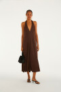 VESTIDO LARGO Marron