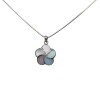 Dije Colgante Flor- Plata 925-Nacar-CP4064 conpiedra