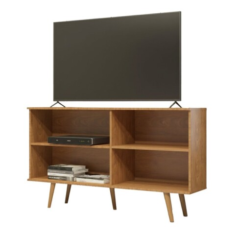 Combo de living Rack de Tv Zenith y Biblioteca Multiusos Anita - Combinado Freijo y Negro Combo de living Rack de Tv Zenith y Biblioteca Multiusos Anita - Combinado Freijo y Negro