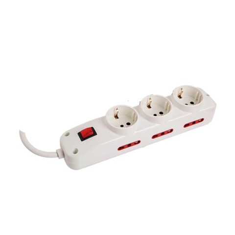 TOMA MULTIPLE 3 SCHUKO + 6 TOMAS C/ CABLE 3MTS TOMA MULTIPLE 3 SCHUKO + 6 TOMAS C/ CABLE 3MTS