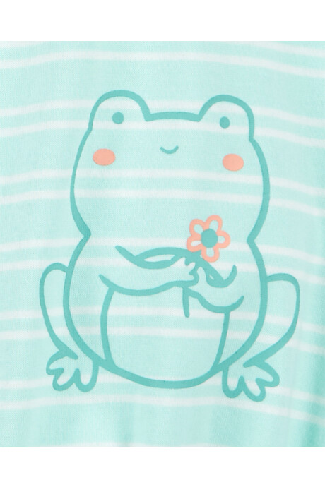 Monito bombachudo de algodón estampa rana Sin color
