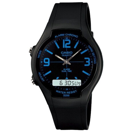 Reloj Análogo/Digital Casio AW-90H-2BVDF Resistente Al Agua Reloj Análogo/Digital Casio AW-90H-2BVDF Resistente Al Agua