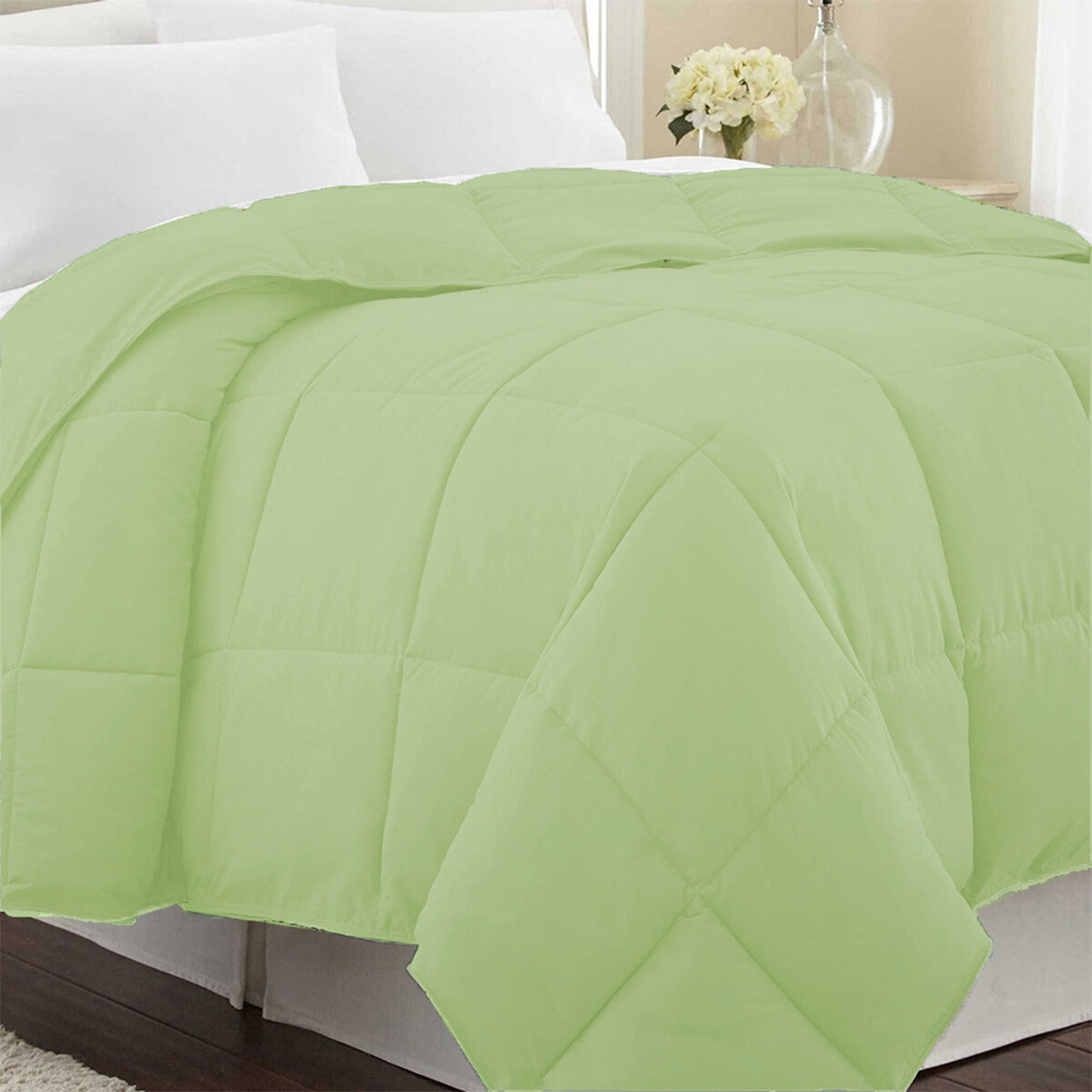 Acolchado de Plumas King Size Home Class - VERDE 