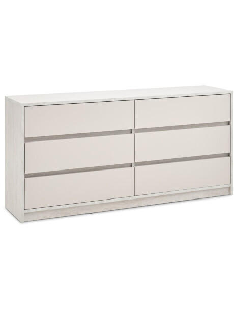 Cómoda BILLUND 3+3 cajones travertino/beige Cómoda BILLUND 3+3 cajones travertino/beige