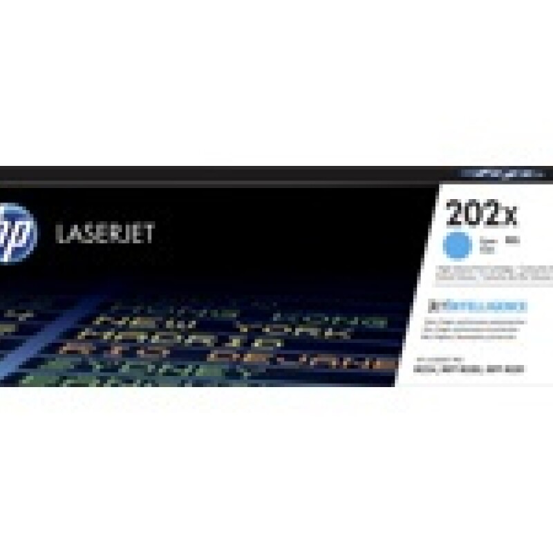 HP 202X - Alto rendimiento - cián - original - LaserJet - cartucho de tóner (CF501X) - para Color LaserJet Pro M254dw, M254nw, M HP 202X - Alto rendimiento - cián - original - LaserJet - cartucho de tóner (CF501X) - para Color LaserJet Pro M254dw, M254nw, M