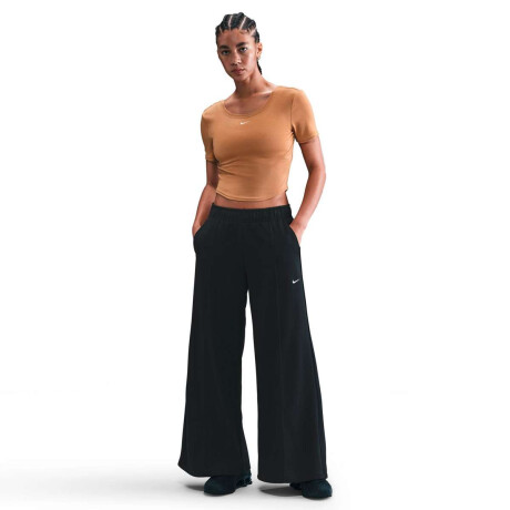 Pantalón Sportswear Wide Leg Track de Mujer Negro