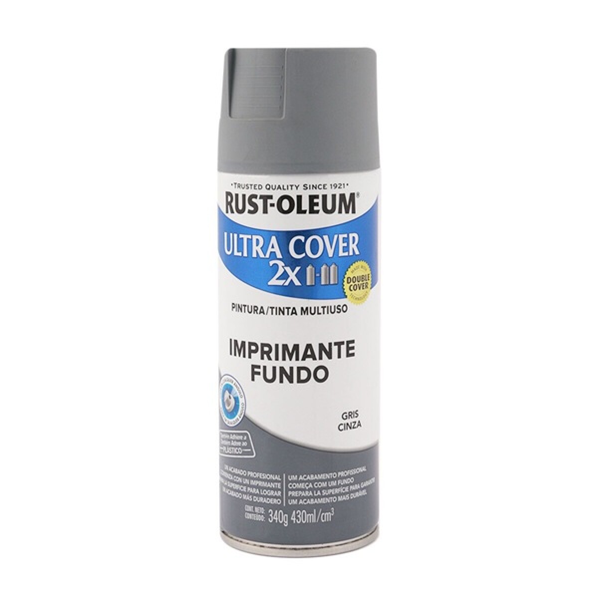 Imprimante en Aerosol Gris 340g Rust-Oleum 