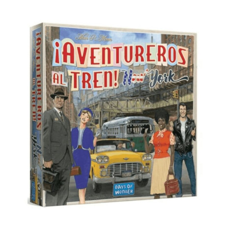 Juego de Mesa Asmodee Aventureros Al Tren New York +8 001